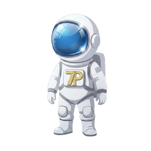 Floating astronaut left