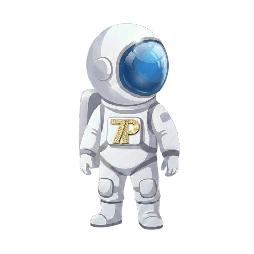 Floating astronaut right